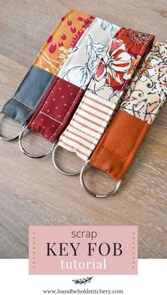 the key fob is made out of fabric