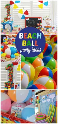 beach ball party ideas for kids and adults