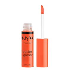 Butter Gloss in Cherry Cheesecake Nyx Gloss, Butter Lip Gloss, Nyx Butter, Nyx Butter Gloss, Butter Gloss, Best Lip Gloss, Glossier Lip Gloss, Metallic Lips, Mac Studio Fix