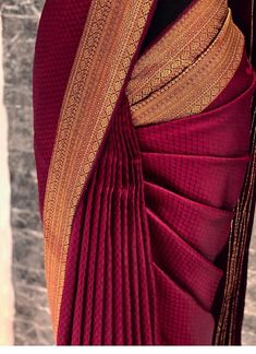 Saree Pleats, Tamil Saree, Indian Dress Up, Pleated Saree, Saree Draping Styles, Adventure Seeker