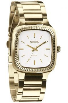 New on #Timefy : The #Shelley Champagne by #Nixon #Watches #Montres #Lady #Ladies #Femme Nixon Watches, Dapper Mens Fashion, Nixon Watch, Best Watches, Leather Riding Boots, Denim Accessories, Two Tone Watch, Champagne Gold