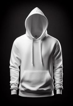 Hoodie Photography Ideas, Hoodie Print Design Ideas, Hoodie Design Inspiration, Men's Tshirt Design, T Shirt Print Design, Clothing Templates, White Hoodie Men, T-shirt Print Design, Hoodie Drawing