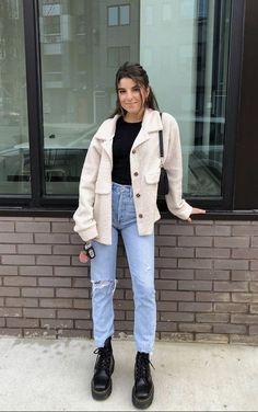 Shacket Outfit, Chique Outfits, Mode Inspo, Inspired Outfits, 가을 패션, Outfit Inspo Fall, Fall Fashion Outfits, Mode Vintage