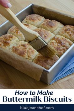 These super simple drop biscuits require no cutting or rolling! Perfectly soft on the inside with a golden, crisp exterior, they're the ideal addition to any breakfast or dinner table. Whether you’re a seasoned baker or a beginner, these simple biscuits come together in no time and are sure to impress! Make Buttermilk, How To Make Buttermilk