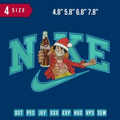 an image of a cartoon character holding a beer in his right hand and wearing a santa hat