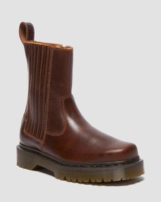 Amaayah Lo Leather Boots in Butterscotch | Dr. Martens Doc Martins Shoes, Square Toe Chelsea Boots, Chelsea Boots Heel, Black Dr Martens, Patent Boots, Fame Dr, Everyday Shoes, Brown Leather Boots, Boots For Sale