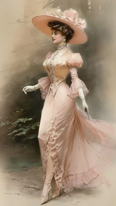 Victorian Era Dresses, Era Victoria, Digital Art Work, Victorian Era Fashion, Victorian Paintings, Victorian Aesthetic, 1800s Fashion, 19th Century Fashion, فستان سهرة