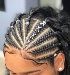 Curly Braided Hairstyles, Hairstyle Examples, Natural Hair Bun Styles, Single Braids, Beautiful Braided Hair, Pigtail Braids, Braid Out