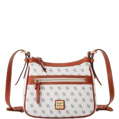 PRICES MAY VARY. Dimensions (in) L: 12.00 x W: 7.00 x H: 9.50 American Designed Since 1975. Key Hooks, Dooney Bourke Handbags, American Design, Dooney Bourke, Signature Style, Inside Pocket, Shoulder Bags, Bones, Zip Pockets