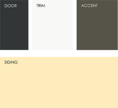 the same color scheme is shown in different colors and sizes, including grays, yellows