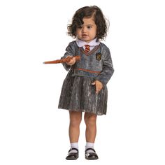 PRICES MAY VARY. OFFICIALLY LICENSED HARRY POTTER COSTUME - Dress your little one in the Gryffindor Hermione Posh Infant Costume, the perfect Hermione costume for your baby wizard MAGICAL HALLOWEEN COSTUME SET - This Harry Potter Hermione costume includes a costume dress and bloomers, ensuring your infant looks adorable and magical ADORABLE HERMIONE GRANGER HALLOWEEN COSTUME - This Harry Potter outfit for girls features a charming Gryffindor-themed dress, making it an ideal choice for Harry Pott Hermione Granger Halloween Costume, Hermione Granger Halloween, Gryffindor Dress, Harry Potter Fancy Dress, Hermione Costume, Baby Harry Potter, Harry Potter Halloween Costumes, Infant Costume, Toddler Parties