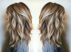 golden blonde balayage hair color ash blonde golden blonde icy highlights beach blunt lob haircut Icy Highlights, Golden Blonde Balayage, Hair Color Ash, Hair Plait, Plait Styles, Updo Easy, Blonde Balayage Hair, Hairstyles Anime, Hairstyles School