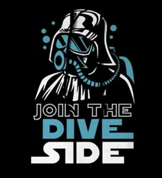 the star wars logo for join the dive side