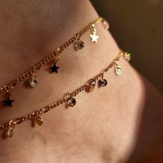 Super cute Pearl Anklet that you will seriously loveee. Effortless, yet adds lots of sparkles and perfect for foot everyday. Makes the PERFECT gift for self or someone awesome. THE PERFECT GIFT 14KT GOLD PLATED Stainless steel GEMSTONE Zircon stone - Each order would be individually gift-wrapped :) - Meticulously handcrafted especially for you! Gold Anklets With Star Charm For Gift, Gold Anklet With Star Charm As Gift, Trendy Gold Anklet With Adjustable Chain, Dangle Anklets For Parties, Gold Party Bracelet Anklets, Elegant Gold Dangle Anklets, Metal Dangle Anklets As Gift, Adjustable Gold Trendy Anklets, Gold Dangle Anklets With Adjustable Fit