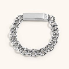 We've reimagined the traditional ID bracelet as a modern symbol of self-expression and connection. Here’s what you need to know: No-tarnish Performance Metals = a luxe bracelet you never have to take off Super secure magnetic closure so it's easy to put on Made of recycled metals for sustainability Crafted in small batches of 100 with unique edition numbers Specs & Sizing High quality stainless steel bracelet Gold version is PVD plated with 18k gold Eco-friendly: We use recycled stainless steel Modern Stainless Steel Bracelets For Everyday, Modern Link Bracelets With Extender, Modern Link Bracelet With Extender, Modern Link Chain Bracelet With Extender, Modern Adjustable Sterling Silver Link Bracelet, Modern Adjustable Link Bracelets, Modern Stainless Steel Jewelry With Extender, Modern Silver Magnetic Bracelets, Modern Magnetic Bracelet Jewelry