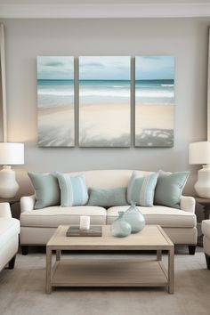 Here’s how to decorate a room with high ceilings Pastel Blue Sofa, Tall Room, Room With High Ceilings, White Lamps, Family Room Layout, High Ceiling Living Room, Decorate A Room, Blue Sofa, White Living Room