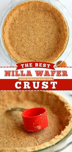 Best Nilla Wafer Pie Crust, dessert ideas, pie crust recipes Pie Crust No Butter, Types Of Pie Crust, What To Make With Nilla Wafers, Nilla Wafer Pie Crust Recipe, Nilla Wafer Pie Crust, Nilla Wafer Crust No Bake, Nilla Wafer Crust, Nilla Wafer Desserts, Nilla Wafer Cheesecake