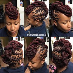 Wool Hairstyles, Half Dreads, Brazilian Wool Hairstyles, Brazilian Wool, Blonde Dreads, Sisterlocks Styles, Black Hair Updo Hairstyles, Locs Styles