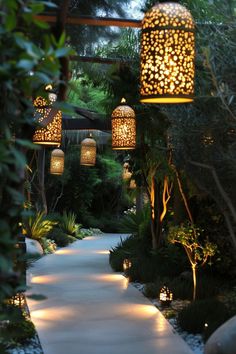 Outdoor Oasis Ideas, Unique Lighting Ideas, Creative Backyard, Outdoor Sanctuary, Courtyard Gardens Design, Backyard Lighting, Lighting Setups, Backyard Garden Design