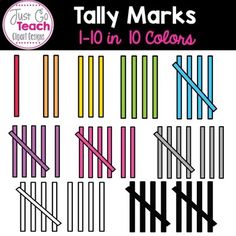 tall markers with different colors and sizes