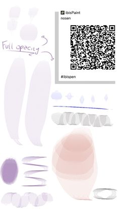 an image of a qr code on a white background with purple and pink colors