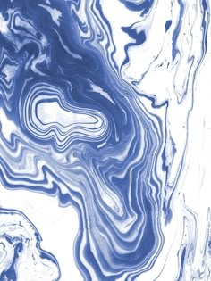 an abstract blue and white background with swirly lines in the form of marbles