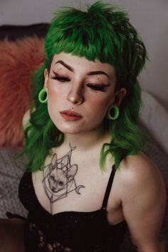 Punk Rock Mullet, Mullet Wedding Hair, Alternative Hair Mullet, Grunge Mullet Shaved Sides, Mullet Updo, She Mullet, Green Hair Mullet, Scene Mullet, Mullet Hair Girl