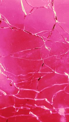 the cracked glass is pink and red