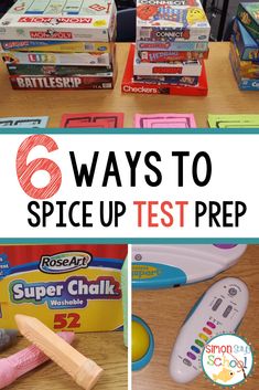 six ways to spice up test prep for kids with text overlay that says 6 ways to spice up test prep