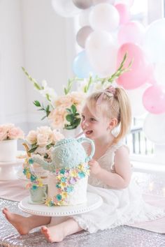 3rd Birthday Tea Party, Tea Party Cake Ideas, Toddler Tea Party Birthday, Tea Party Dessert Table, Tea Fairy, Enchanted Birthday, Girls Tea Party Birthday, Lucy Birthday