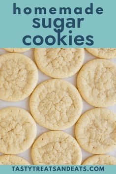 Sugar Cakes Old Fashioned, Old Fashion Sugar Cookie Recipe, Small Batch Sugar Cookie Recipe, Old Fashion Sugar Cookies, No Chill Sugar Cookies, Crispy Sugar Cookie Recipe, Old Fashioned Sugar Cookie Recipe, Simple Sugar Cookie Recipe, Soft Chewy Sugar Cookies