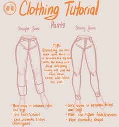 the instructions for how to wear pants