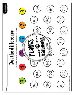 a printable worksheet with numbers and letters