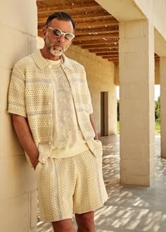 Mens Summer Knitwear, Mens Knit Shirt, Summer Knitwear Men, Men’s Knitwear, Knit Outfit Men, Crochet Masculine, Knit Shirt Men, Menswear 2024