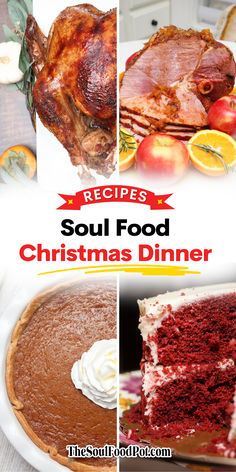 What is a soul food Christmas dinner menu?

A soul food Christmas dinner menu is Southern soul food entrées and Black folks recipes and dishes. 

Now, close your eyes. Take a deep breath. And imagine yourself sitting down to the perfect Christmas dinner feast. 

Tender, juicy, and flavorful meats and side dishes oh so savory and sometimes even sweet!

The scent of a soul food Christmas dinner wafting through the air like a Black folks sweet potato pie recipe. Soul Food Christmas Dinner, Christmas Dinner Ideas Soul Food, Upscale Soul Food, Soul Food Christmas Dinner Menu Ideas, Christmas Dinner Ideas Black Family, Southern Christmas Dinner, Christmas Dinner Black People, Christmas Soul Food Dinner, Christmas Dishes Food Holiday Parties