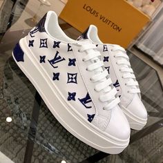 Louis Vuitton Shoes Sneakers, Fun Slippers, Lv Sneakers, Pretty Sneakers, Louis Vuitton Women, Women Fashion Casual, Lv Shoes