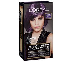 Preference P38 Deep Purple                                                        ... Dark Purple Hair Dye, Deep Purple Hair, Purple Hair Dye, Dark Purple Hair Color, Pastel Purple Hair