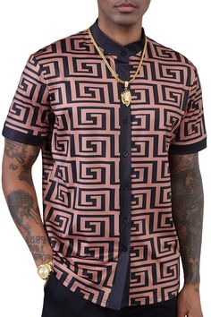 PRICES MAY VARY. OYOZONE Men's Noble African Dashiki Shirt is luxurious in not only look but feel,without wrinkling.Because of the stretchable fabric construction,It ensures more flexibility when moving.Its breathable nature also ensures that any wearer remains cool and light. Our African short sleeve button down shirts for men are printed with boho and African Mexican Ethnic Tribal Hippie style patterns,which are classic but trendy,and designed with vibrant colors and assorted elements,This fas African Dashiki Shirt, Dashiki Outfit, Dashiki For Men, Mens Beach Shirts, African Print Shirt, Mens Beach, Dashiki Shirt, African Attire For Men, Mens Printed Shirts