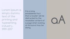 three different types of font that appear to be in the same color scheme, one is gray and white