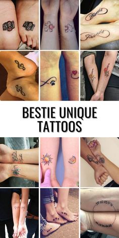 Best Friend Forearm Tattoos, Tattoos For Besties Friendship, Besties Tatoos Ideas, Unique Friendship Tattoos For 3, Friendship Tattoos For Two Meaningful, Friends Tattoo Ideas Friendship, Best Friend Tattoo Ideas Unique, Disney Best Friend Tattoos, Friendship Tattoos For 4 Best Friends