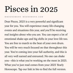 a poem written in black and white with the words pisces in 205 on it