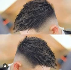 Pompadour Fade, Mens Hairstyles Fade, Gents Hair Style, Cool Mens Haircuts, Men Haircut Styles, Cool Hairstyles For Men