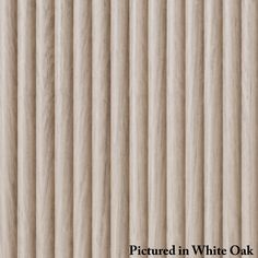 3/4" Single Bead Tambour Tambour White River Hardwoods 12"W x 48"L White Oak Wood Tambour, Wood Mosaic, Single Bead, Brass Lighting, Wood Slats, White Oak, Wood Paneling, Real Wood, Interior Spaces