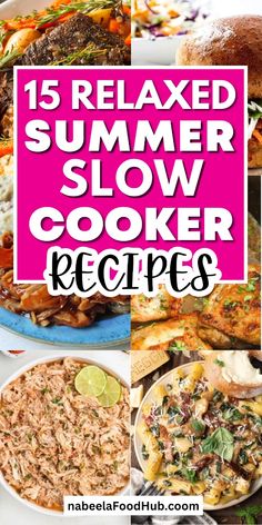 the best summer slow cooker recipes to make it easier for you to cook them