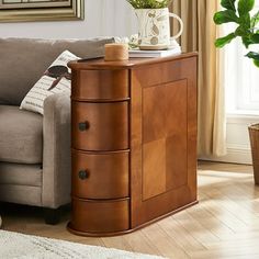 a living room scene with focus on the dresser