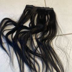 Black Tape In Hair Extensions. Tape Not Included 6 Tracks. Front/Back Black Tape, Tape In Hair Extensions, Hair Extensions, Womens Hairstyles, Hair, Women Shopping, Black, Color