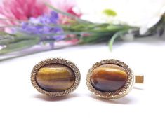 Huge sale everything is reduced from 10% to 25% including these 1960s Tiger Eye Cuff links.. ideal for weddings! PeppermintTwistCA 1960s Jewelry, Early 60s, Dog Brooch, Vintage Beads Necklace, Huge Sale, Wedding Jewelry Earrings, Mens Accessories Jewelry, Wedding Jewellery Necklace, Mens Accessories Fashion