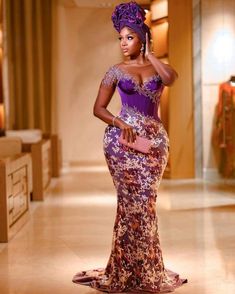 Looking for a luxury dress to stand out at your next big event, such as wedding reception, prom, dinner party, graduation, or birthday celebration? Then look no further, because this stunning lace dress is made with luxury African lace fabric, tailored to reveal your beautiful curves, and it will be custom made just for you. If you require style alteration, please start an etsy conversation and let us know what you will like to change or add. Please ensure to select your exact size for a perfect Best Asoebi Lace Styles, Latest Lace Owanbe Styles, Ask Ebi Styles, Fish Tale Dress Design, Yoruba Dresses For Women, Birthday Long Dresses For Women, Igbo Dress Ankara Styles, Nigerian Clothes Women, Ashoebi Gowns Lace