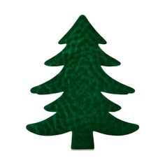 a green christmas tree on a white background