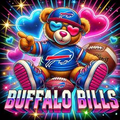 Buffalo Bills Stuff, Buffalo Bills Logo, Nfl Buffalo Bills, Dancing Bears, Best Seasons, Buffalo Bills, Plastic Canvas Patterns, Canvas Patterns, Nfl Teams